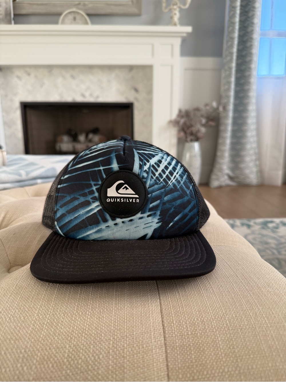 Hat on ottoman